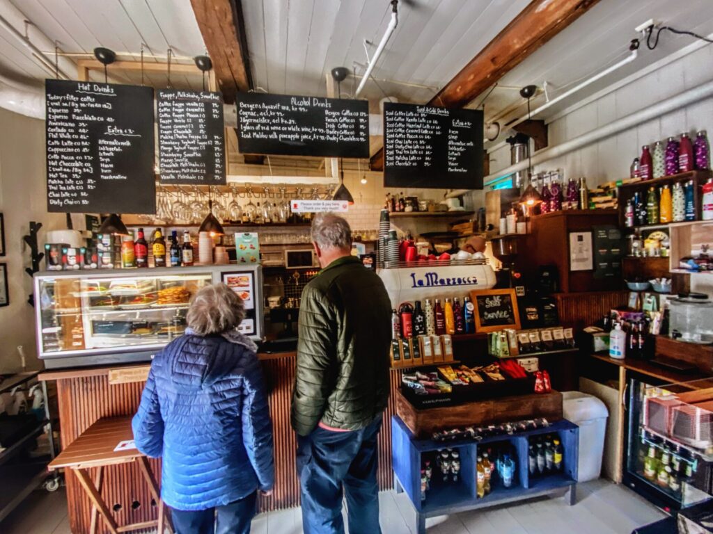 Kaffee-Shop in Bryggen