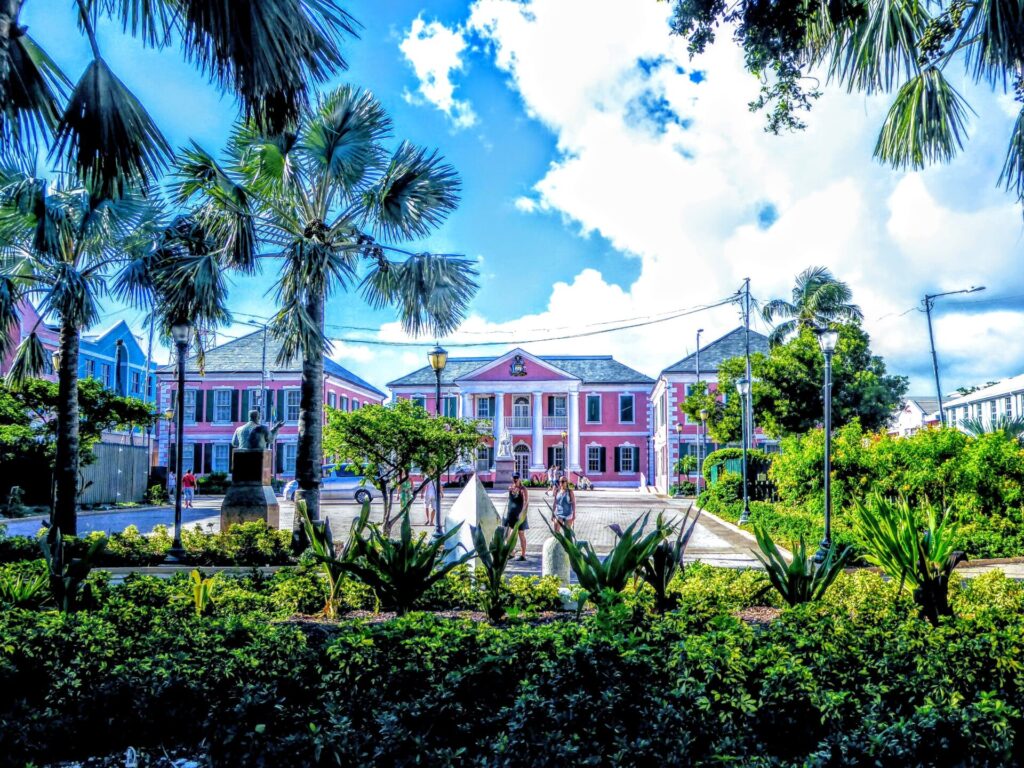 Parliament Square in Nassau Bahamas