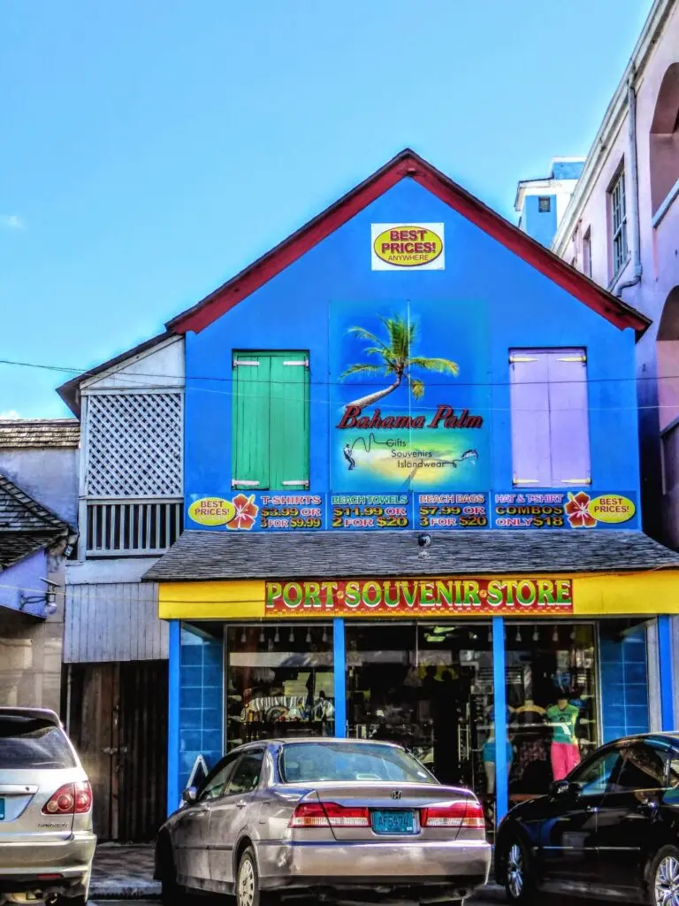 Shop in Nassau auf den Bahamas 