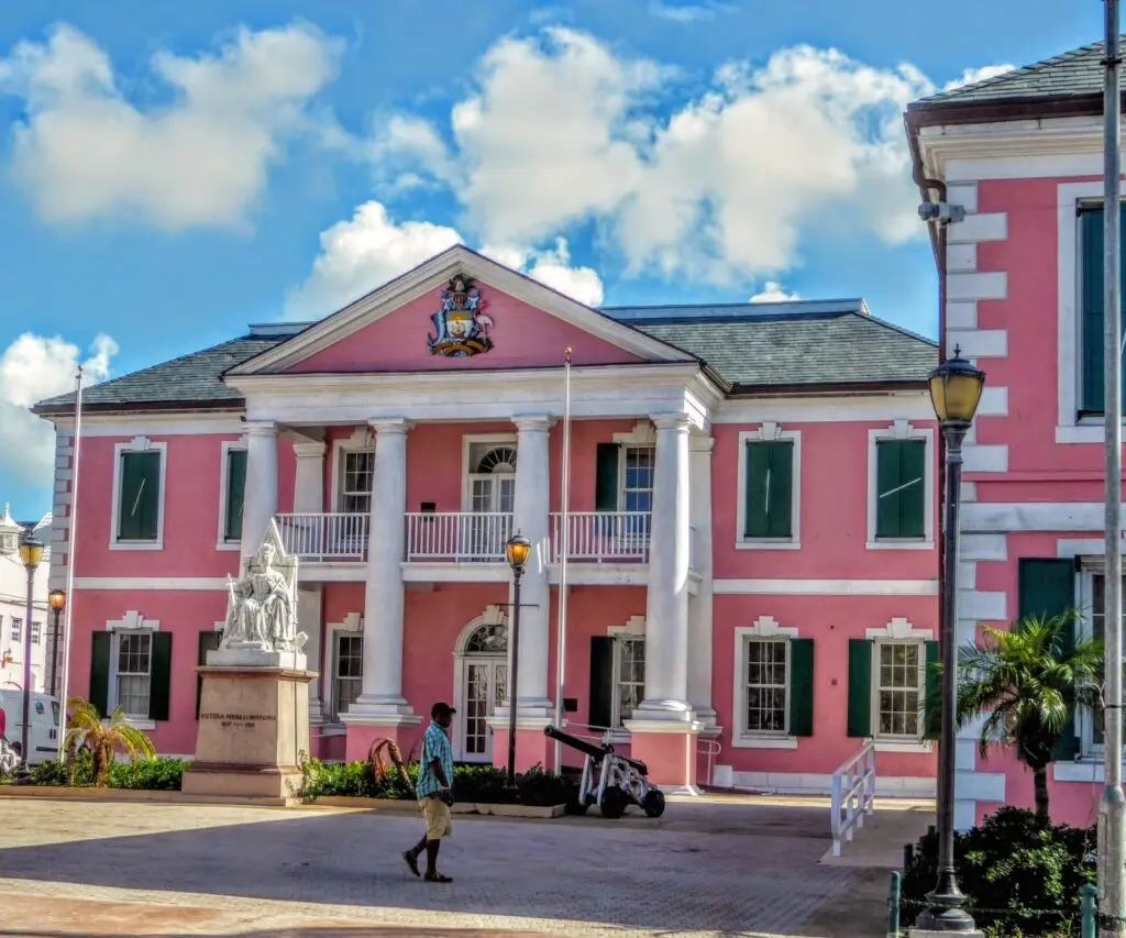 Parliament in Nassau Bahamas