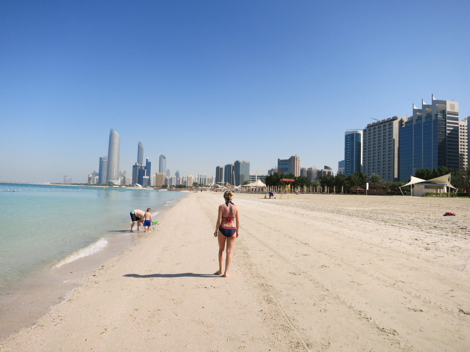 Stadt Strand Abu Dhabi