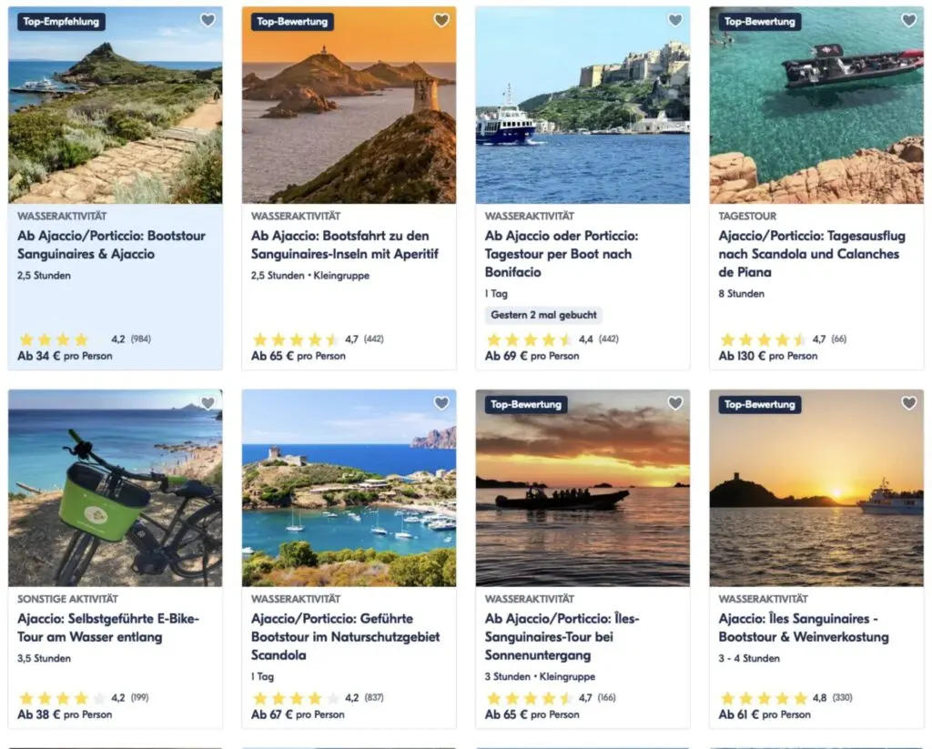 GetYourGuide Ausflüge