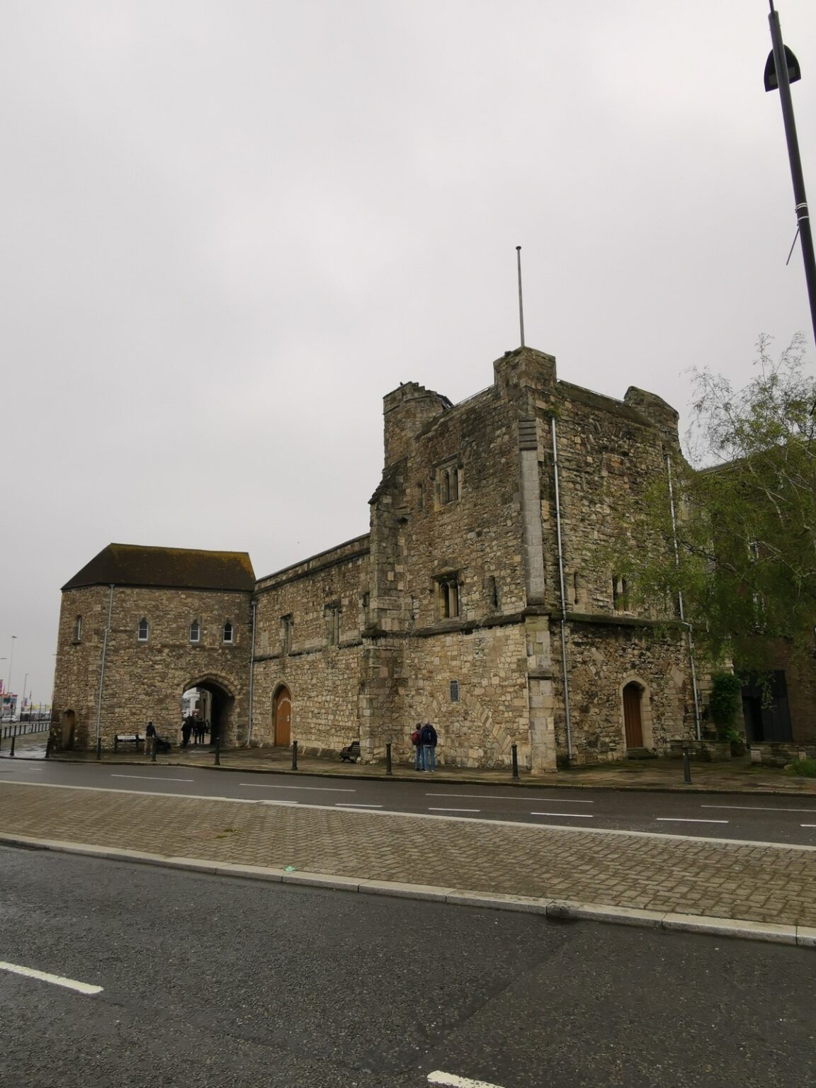 Alte Stadtmauer in Southampton