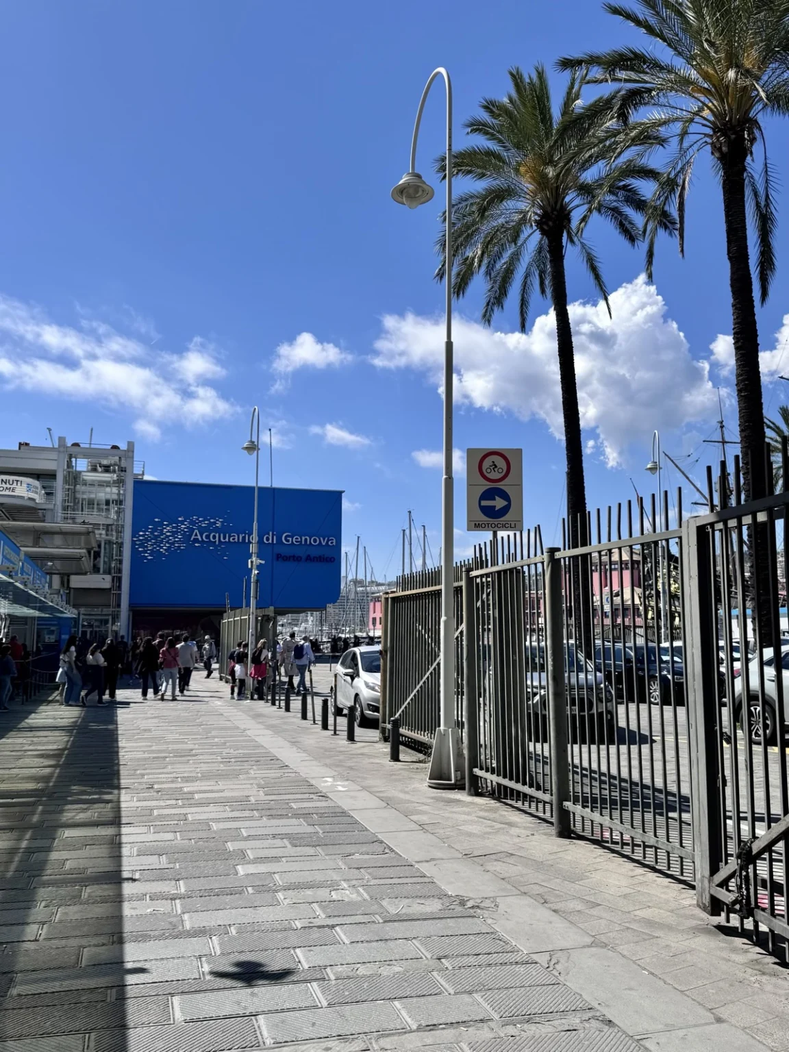 Eingang Acquario di Genova