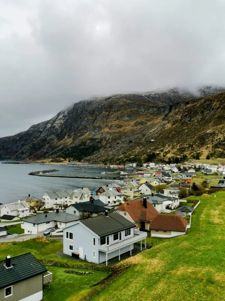 Ausblick Leuchtturm Alnes Fyr