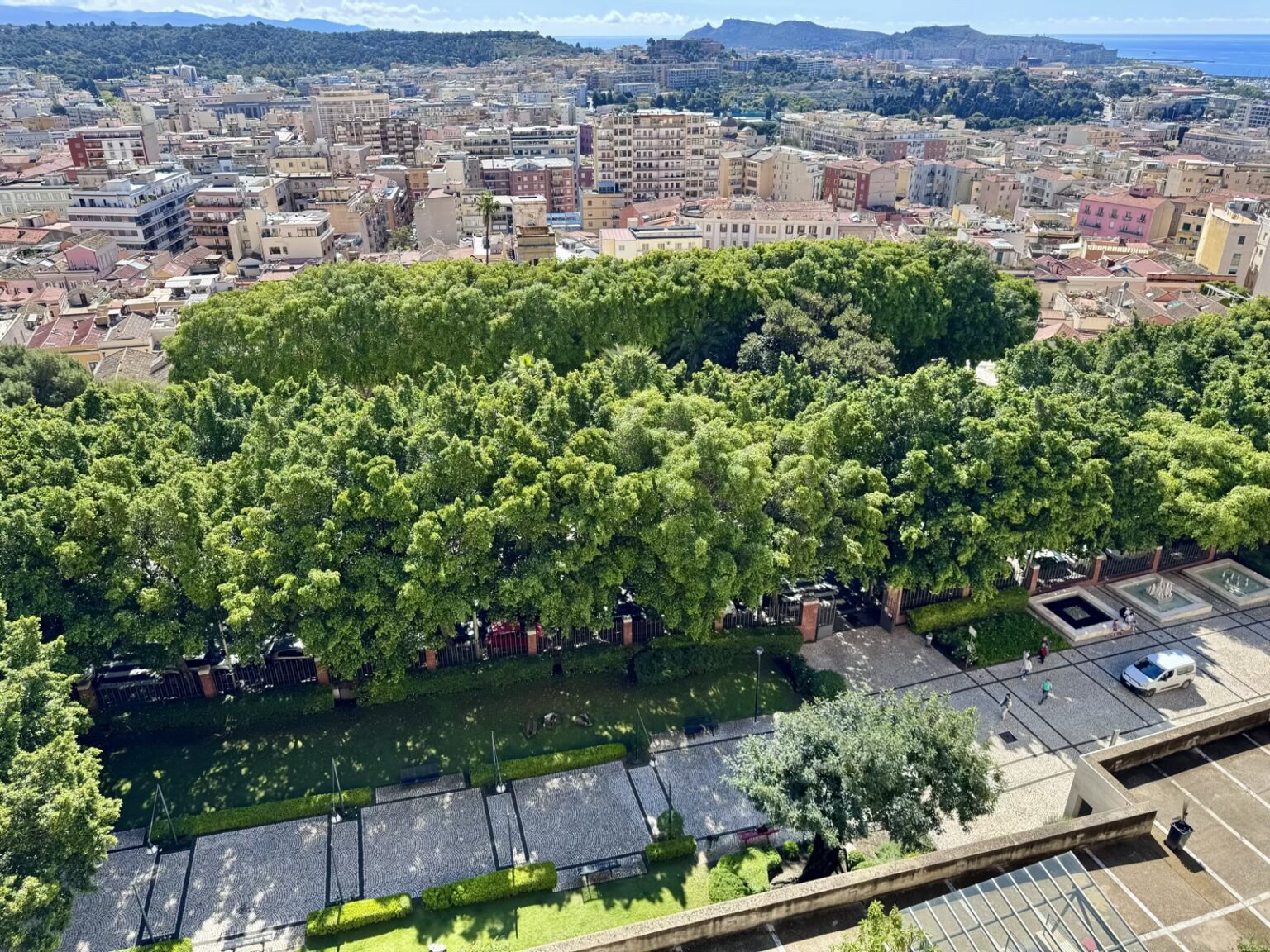 Piazza Roberto Coroneo in Cagliari