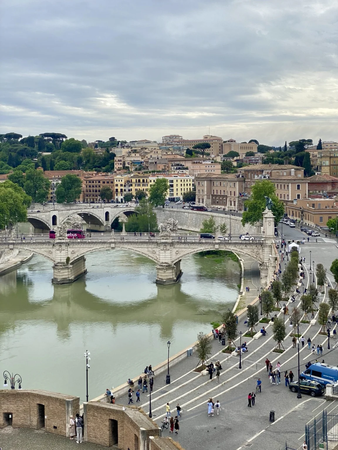 Ausblick Engelsburg
Castel Sant'Angelo in Rom