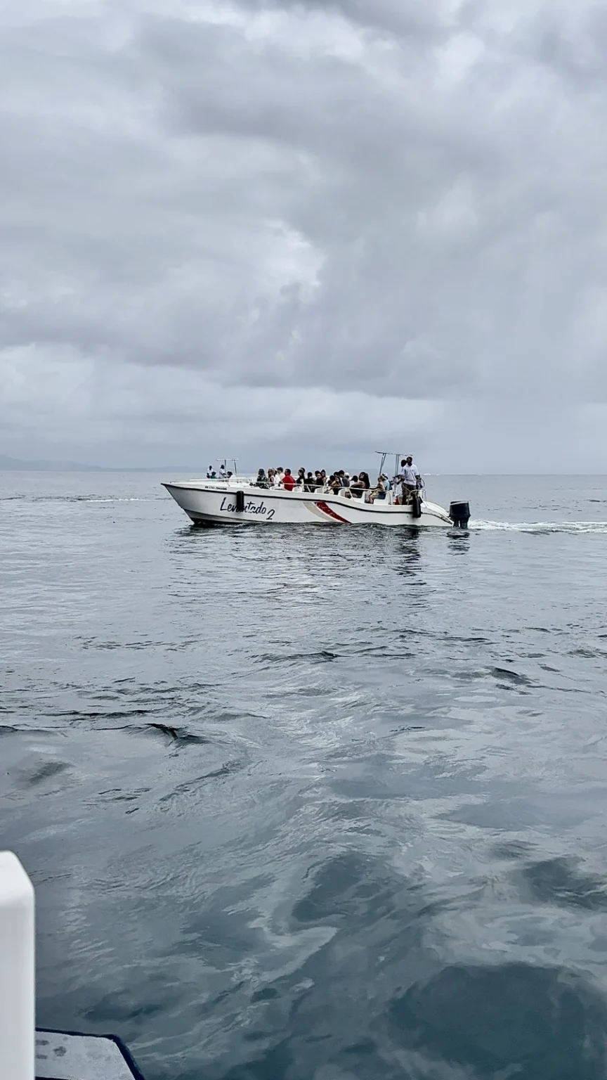 Ausflugsboot auf Samana