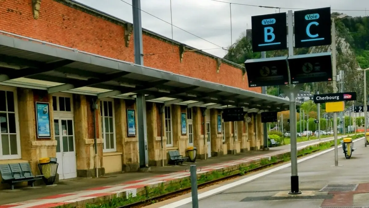 Bahnhofstation Cherbourg