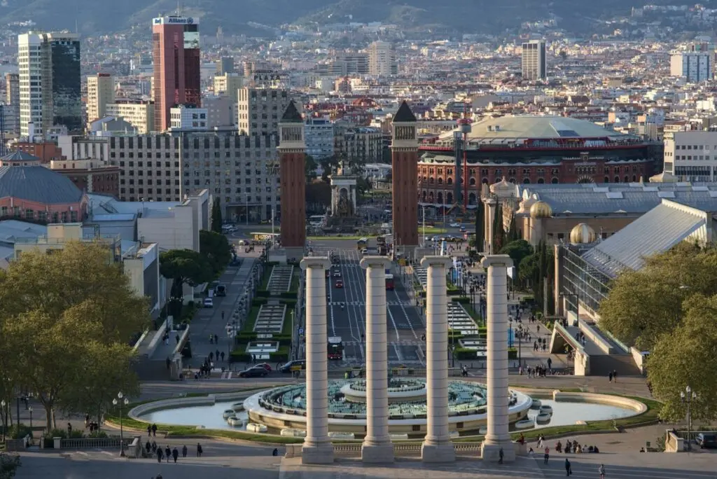 Magischer Springbrunnen de Montjuïc Barcelona
