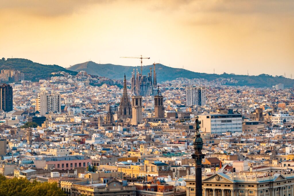 Blick auf Barcelona