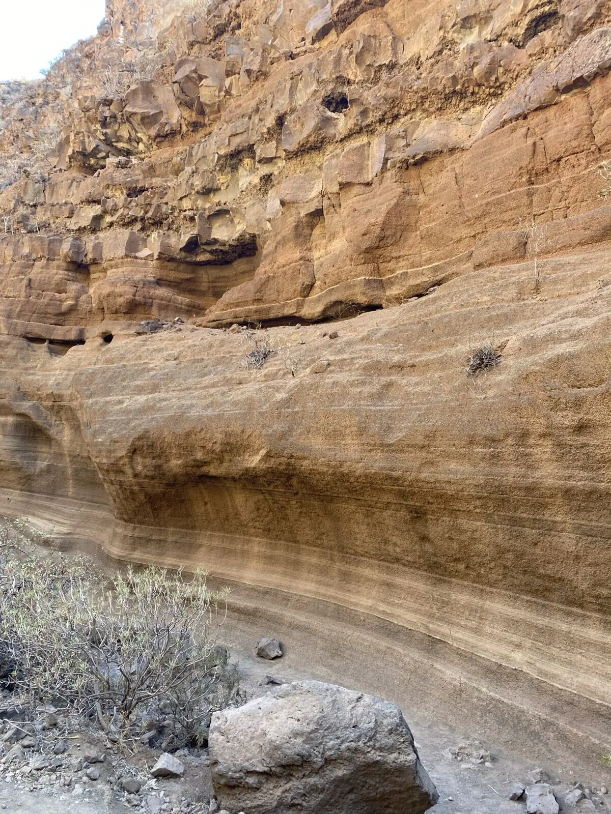 Höhle in Barranco de Guayadeque auf Gran Canaria