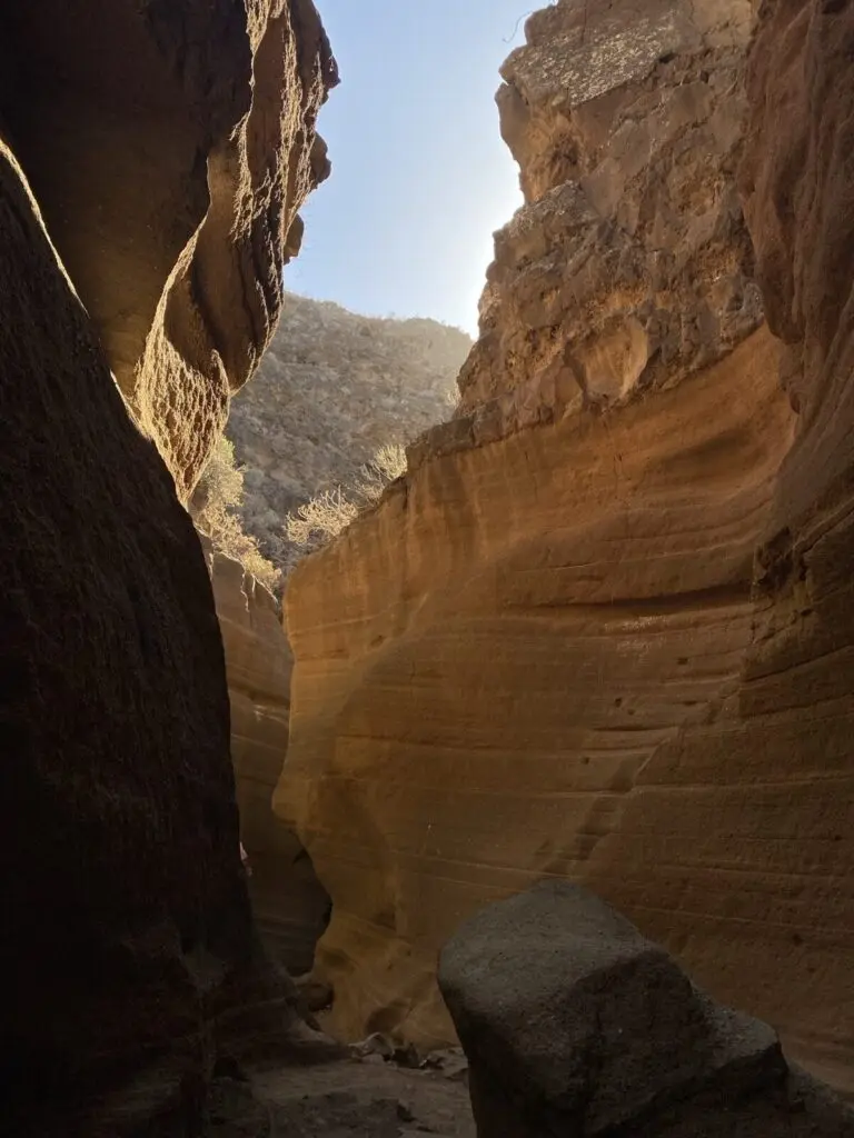 Höhle in Barranco de Guayadeque auf Gran Canaria