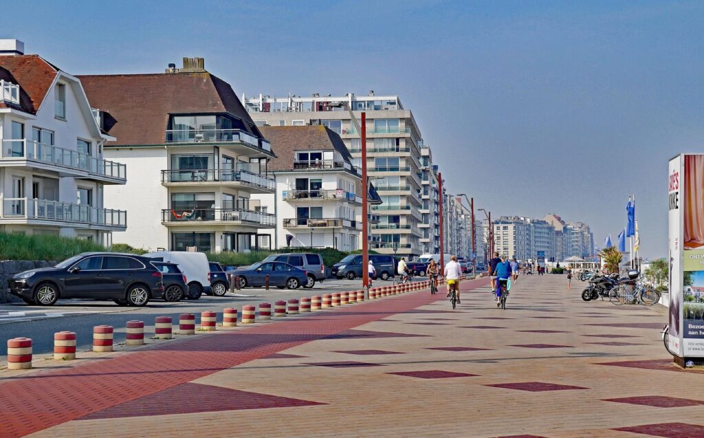 Strand-Promenade in Knokke-Heist