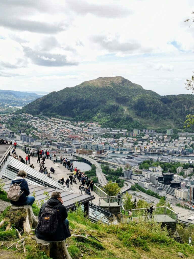 Aussichtsplattform Floyen in Bergen
