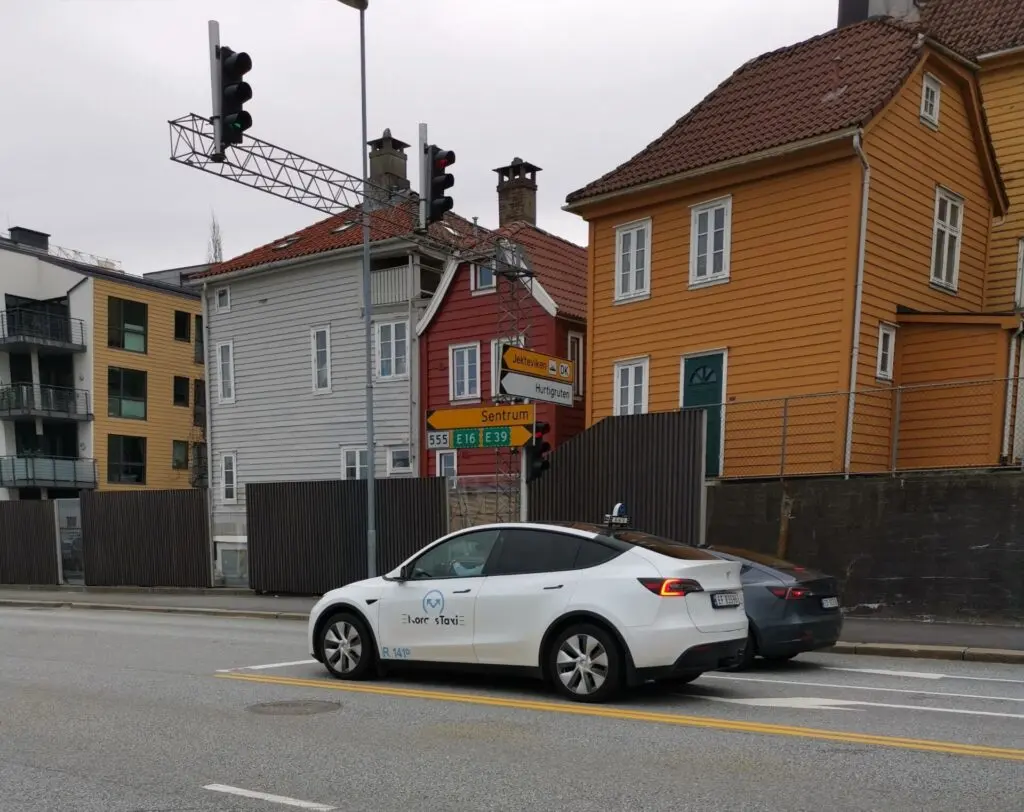 Taxi weis in Bergen