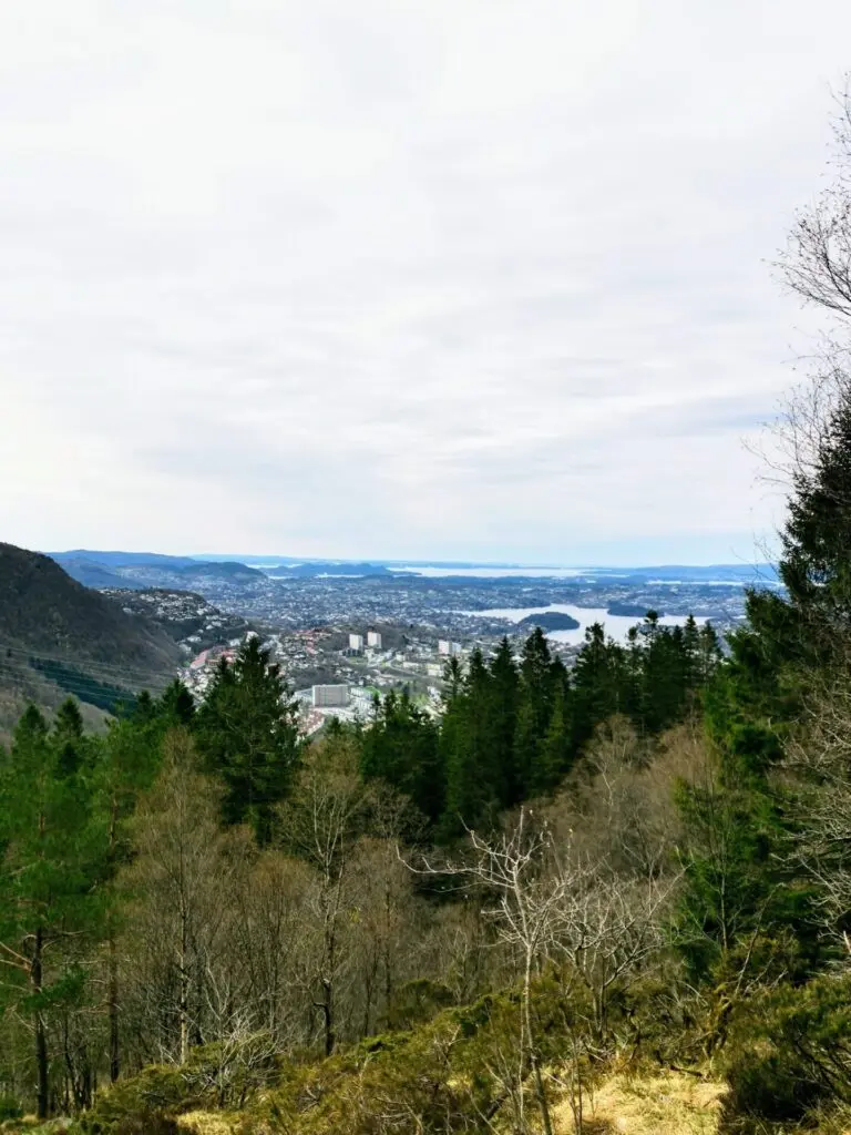 Aussicht vom Ulriken in Bergen