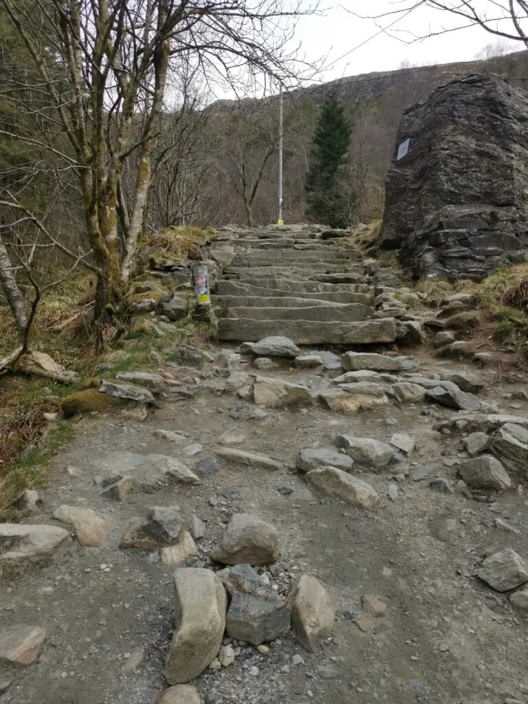Sherpatreppen zum Ulriken in Bergen