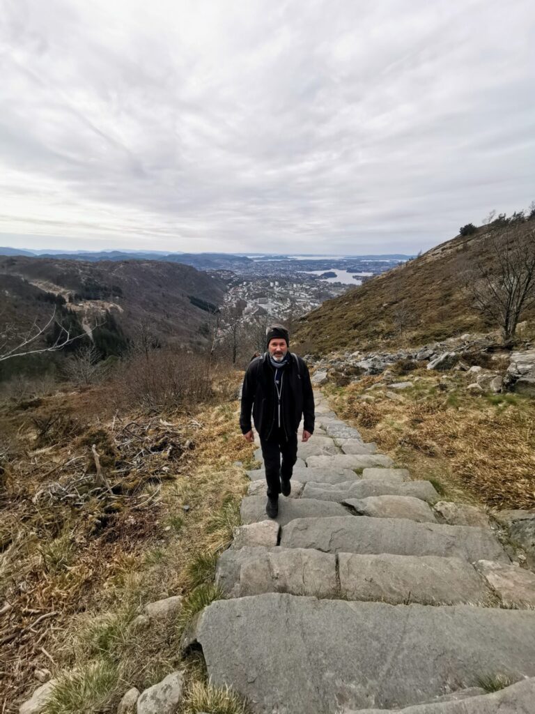 Wanderweg auf den Ulriken in Bergen