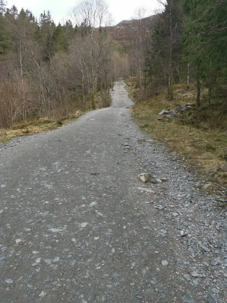 Wanderweg auf den Ulriken in Bergen