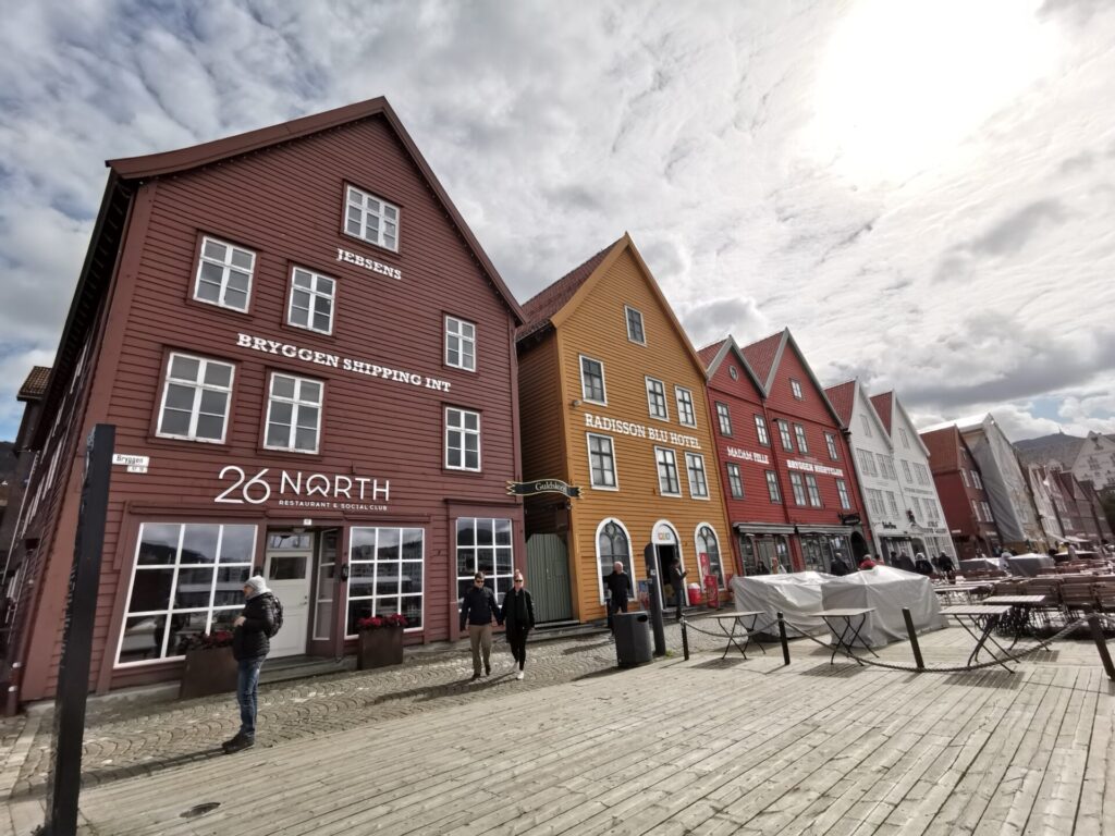 Hanseviertel Bryggen in Bergen