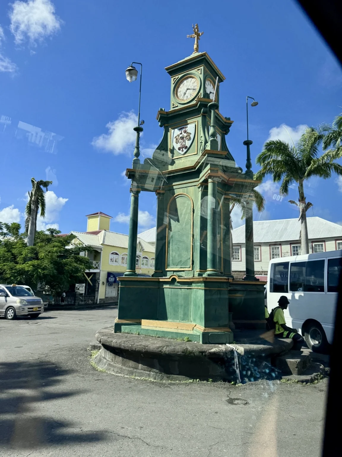 Berkeley Memorial Uhrenturm in Basseterre St. Kitts