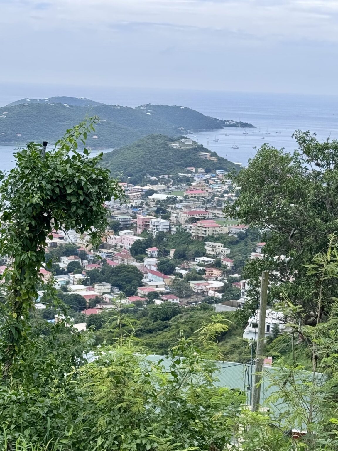 Blick auf die Insel St. Thomas