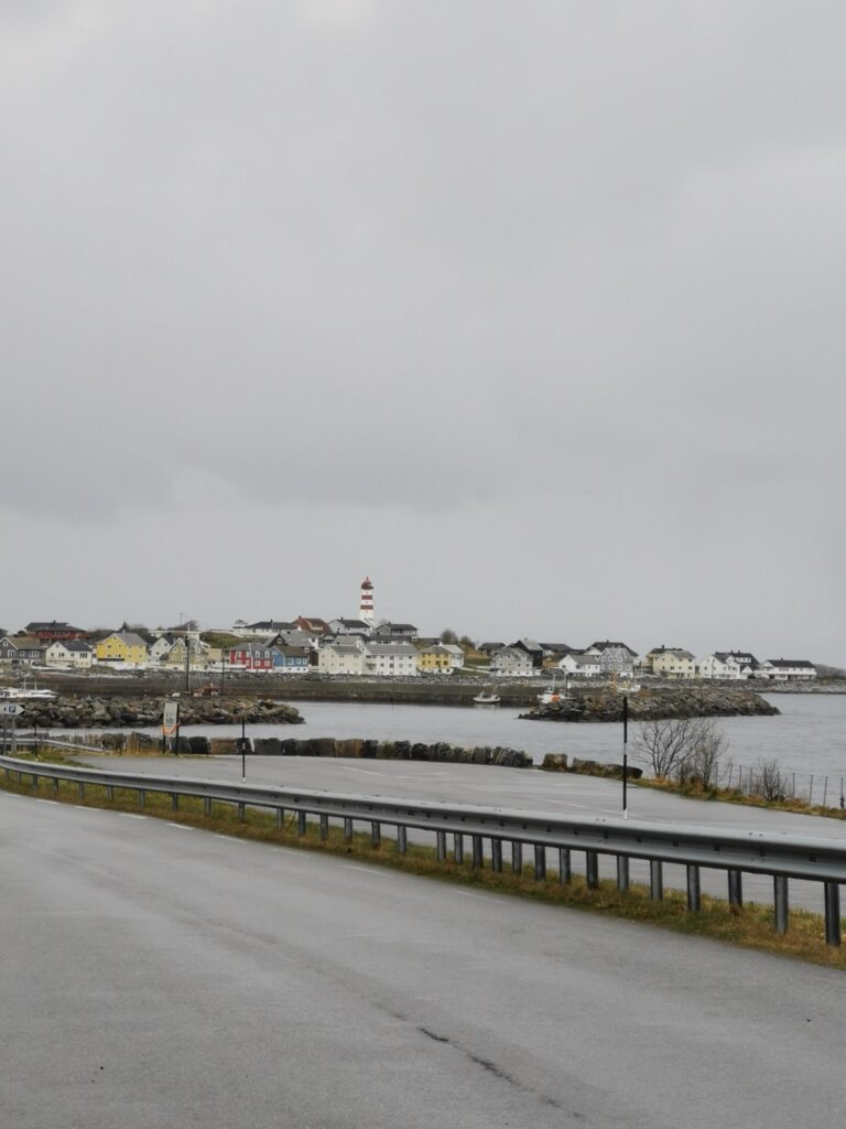Blick auf Alnes in Norwegen