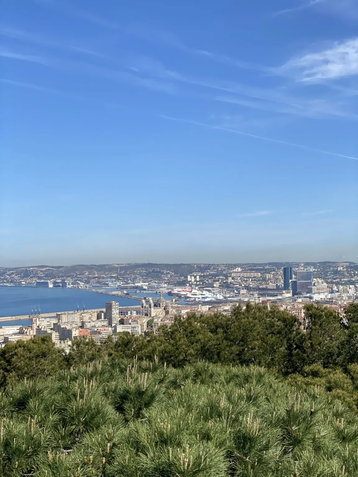 Blick auf Marseille