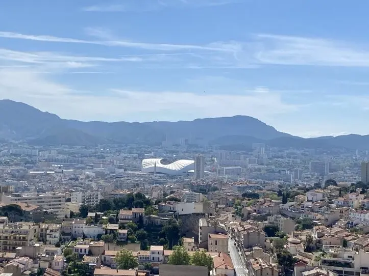 Blick auf Marseille