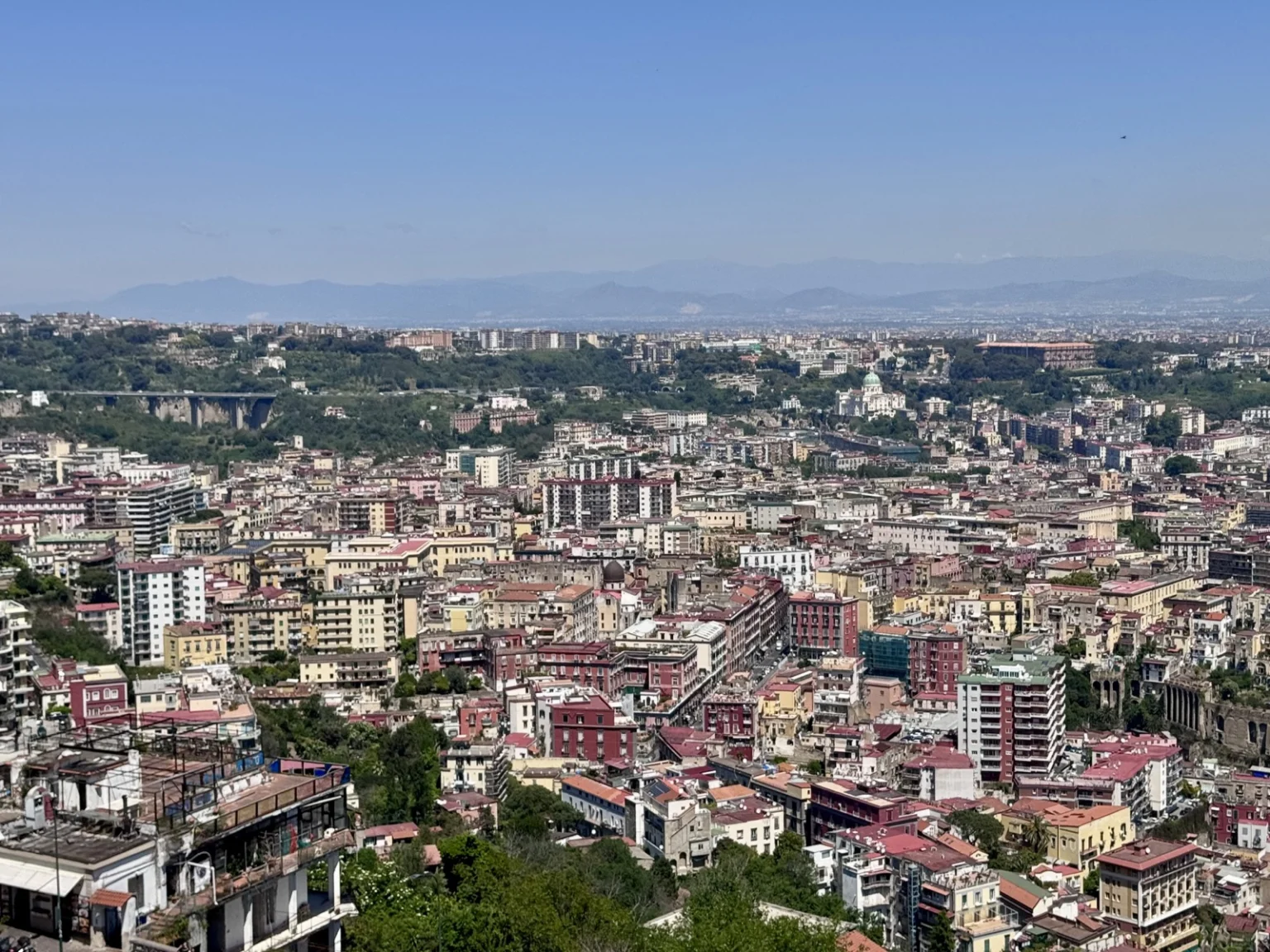Blick auf die Stadt Neapel