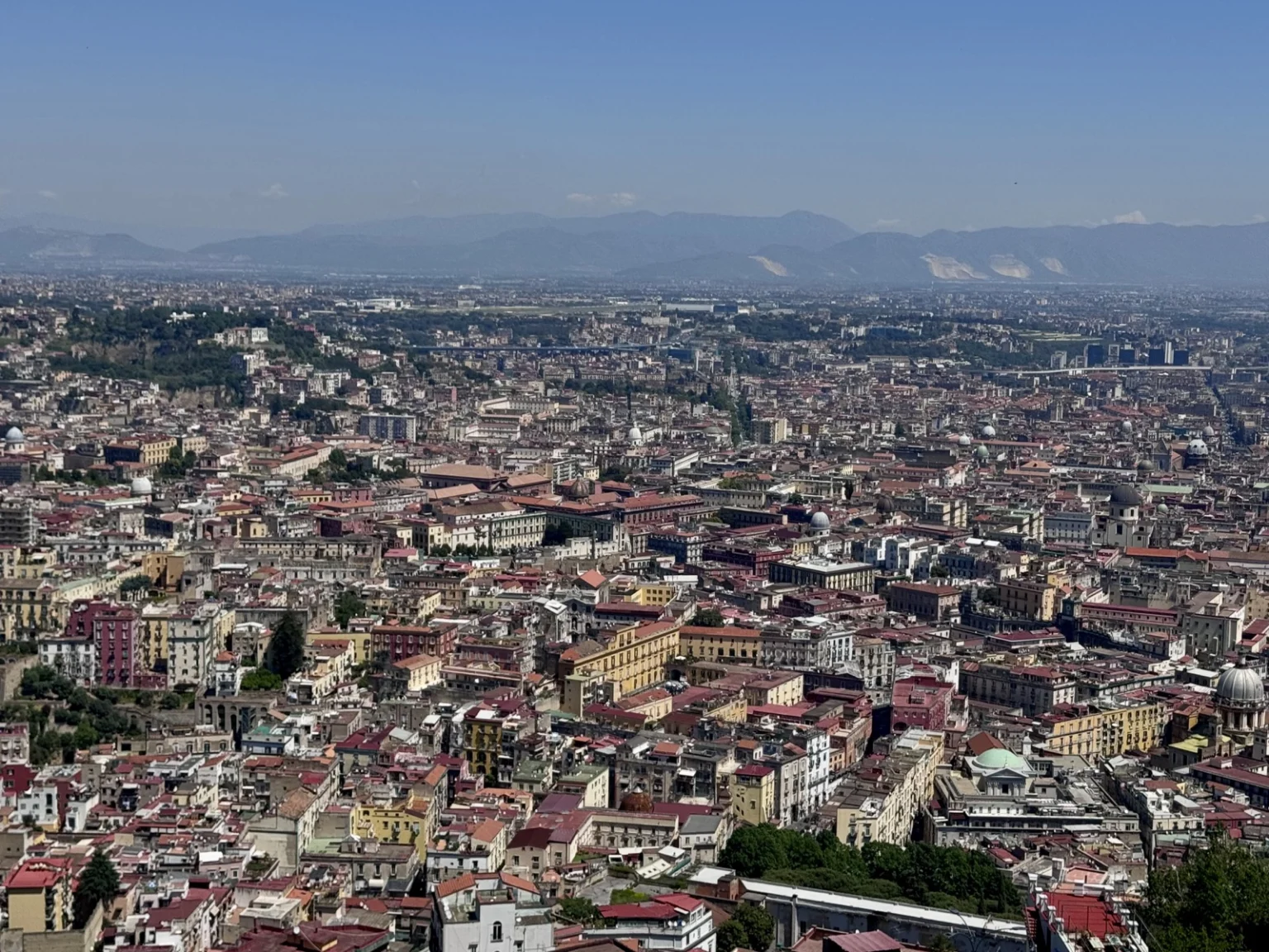 Blick auf die Stadt Neapel