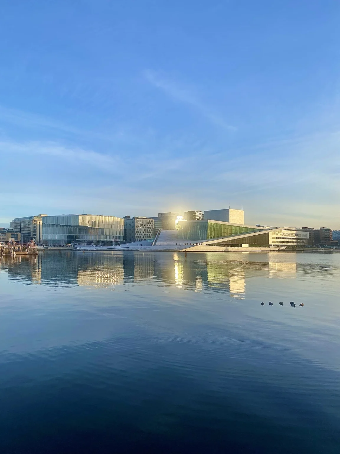 Blick auf Opernhaus Oslo