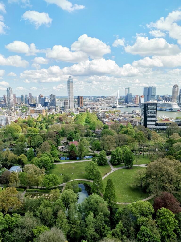 Aussicht vom Euromast in Rotterdam
