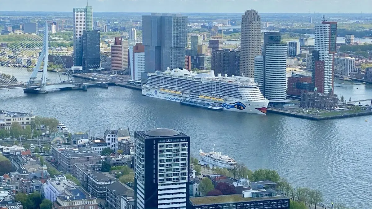 Blick auf Rotterdam von Euromast