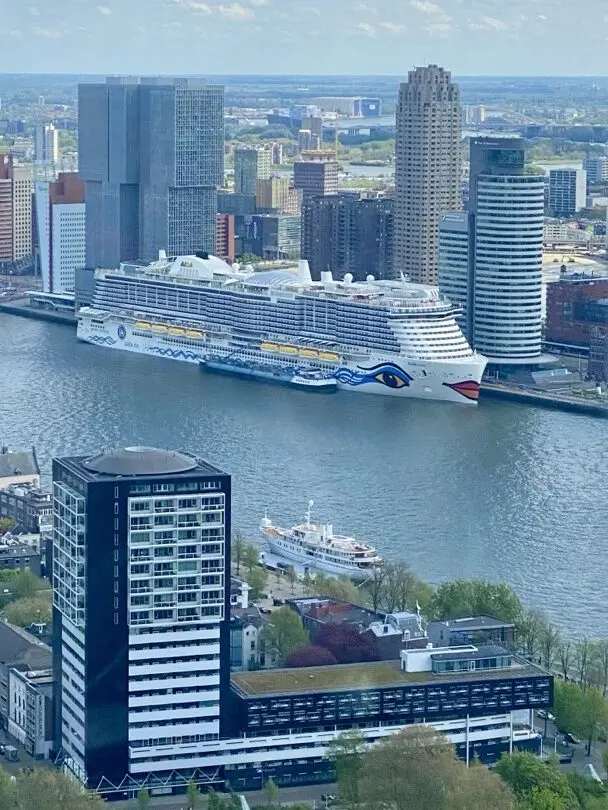 Blick auf Rotterdam von Euromast