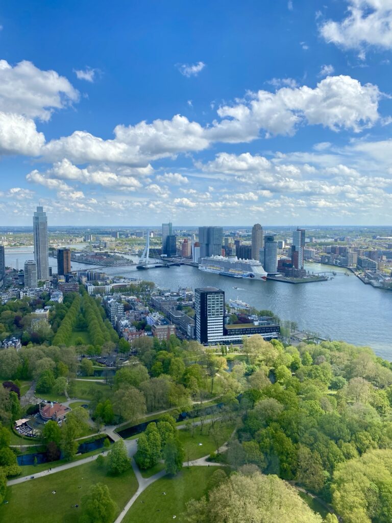 Blick auf Rotterdam von Euromast