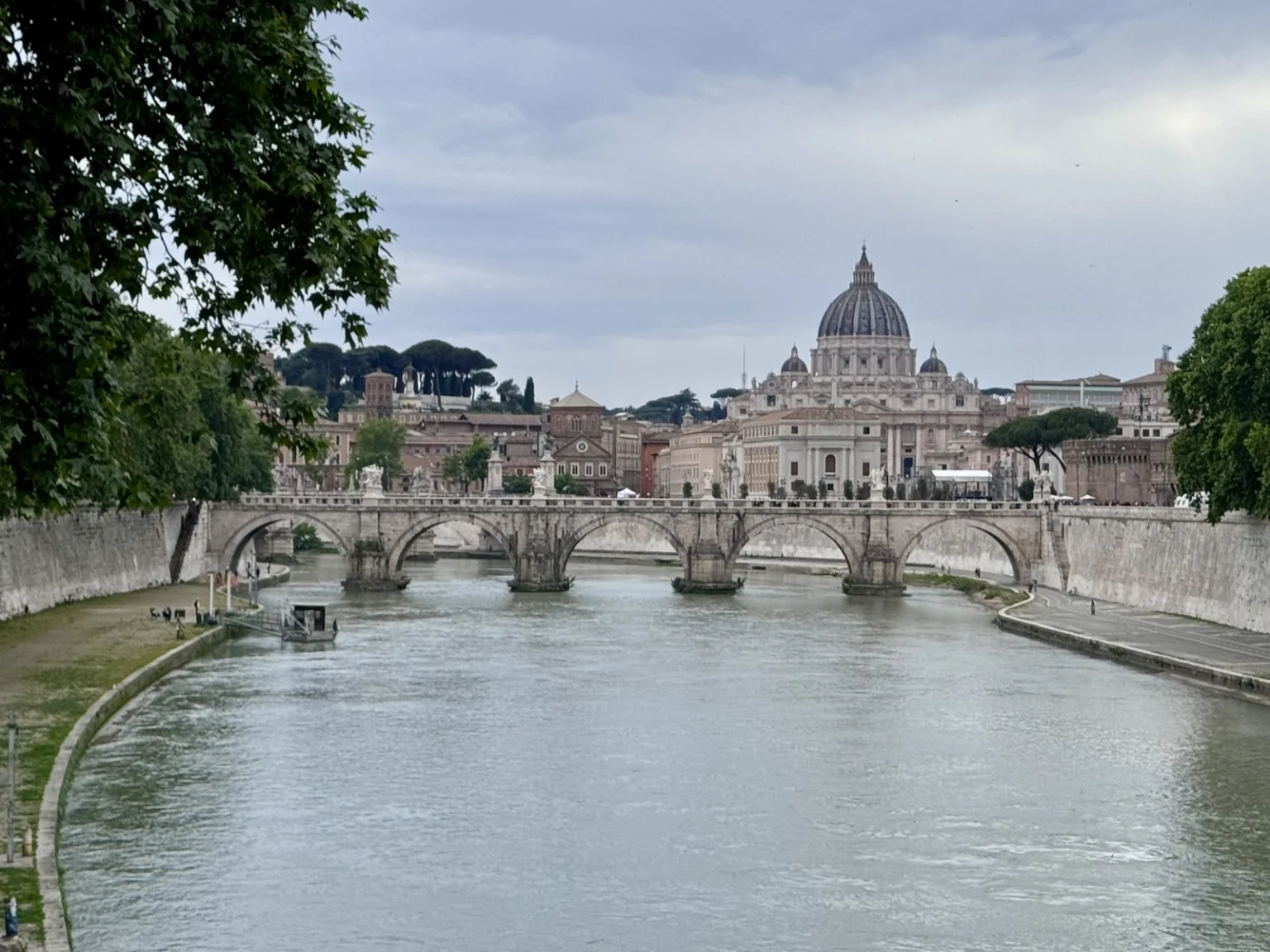 Blick auf den Tiber in Rom