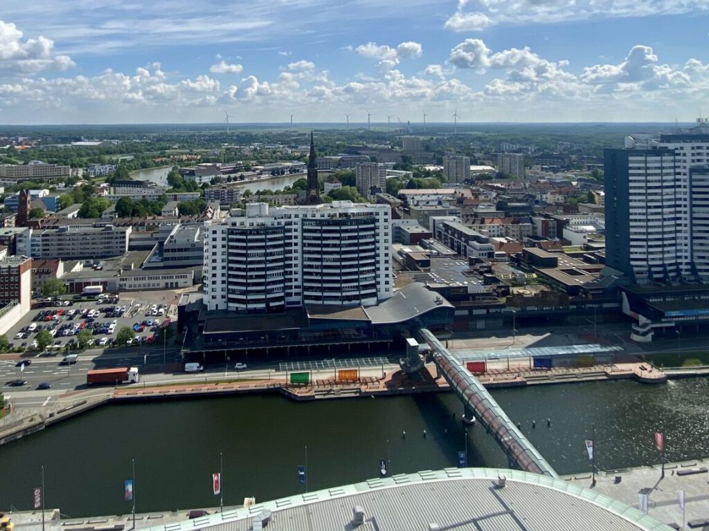 Ausblick vom Sail City Bremerhaven