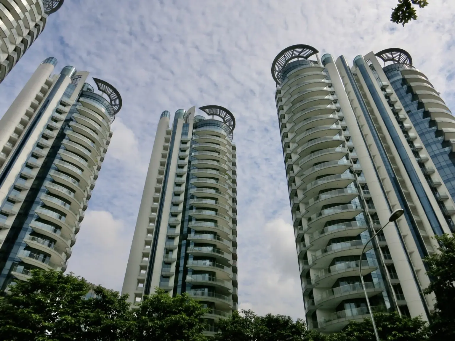 Hochhäuser Singapur