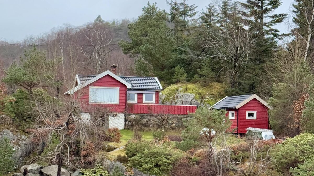 Bunte Häuser am Lysefjord