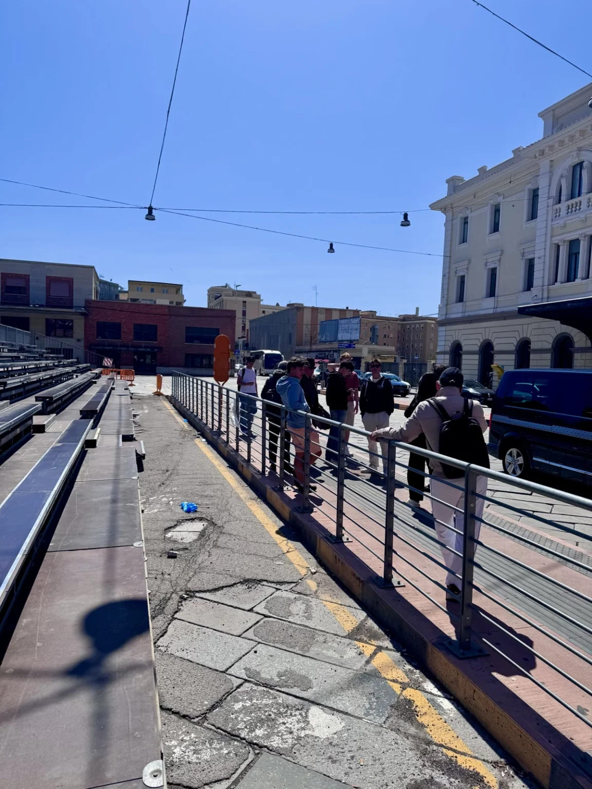 Bushaltestelle in Cagliari