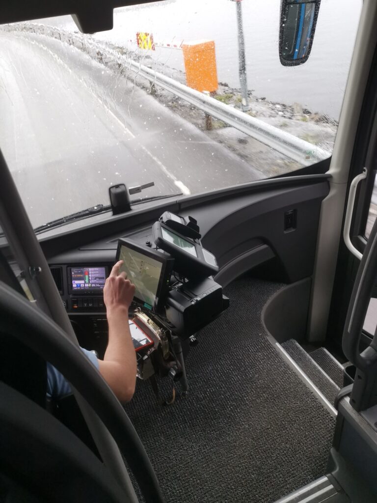 Ticketkauf für Bus in Alesund