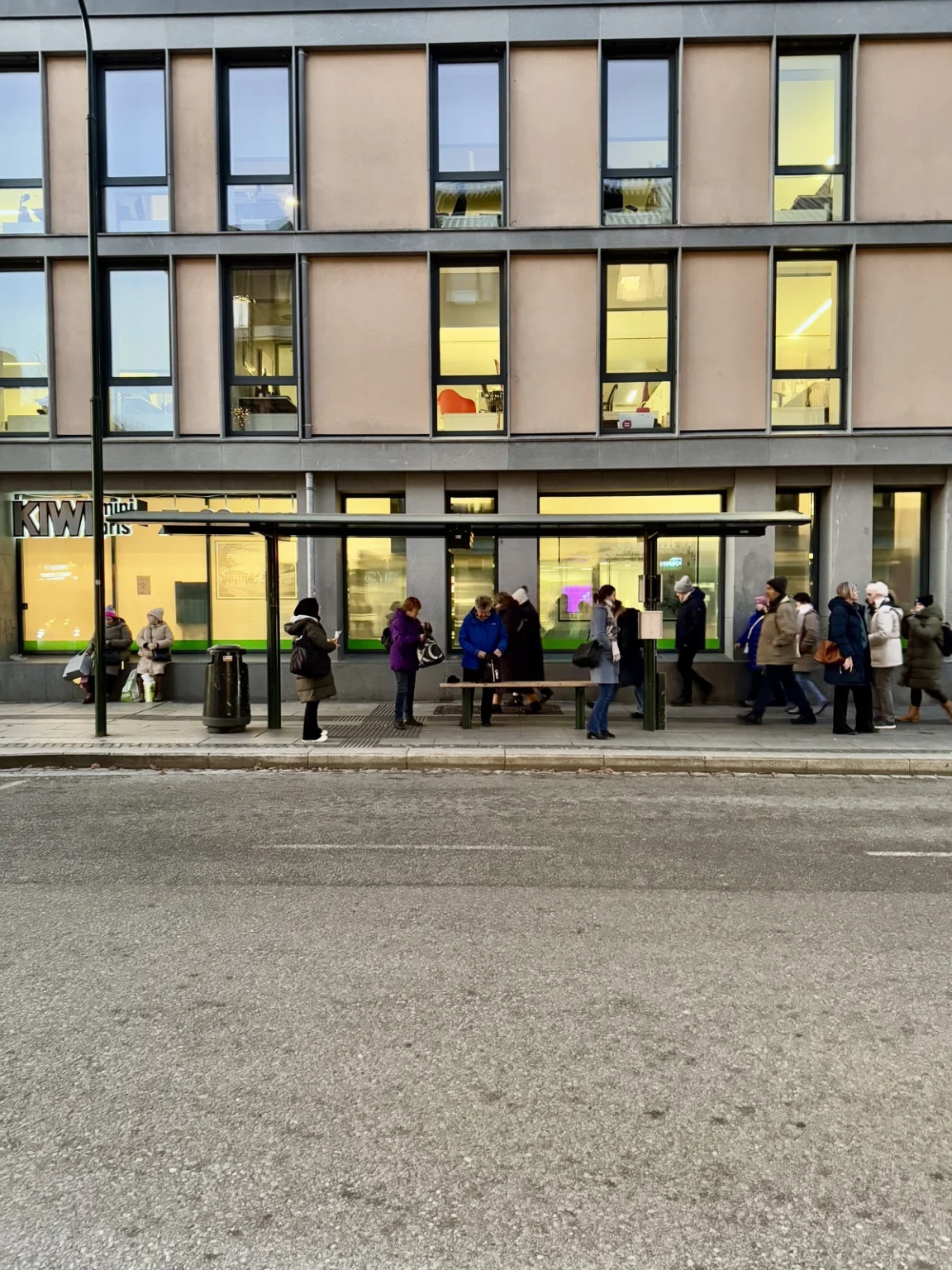 Bushaltestelle in Kristiansand