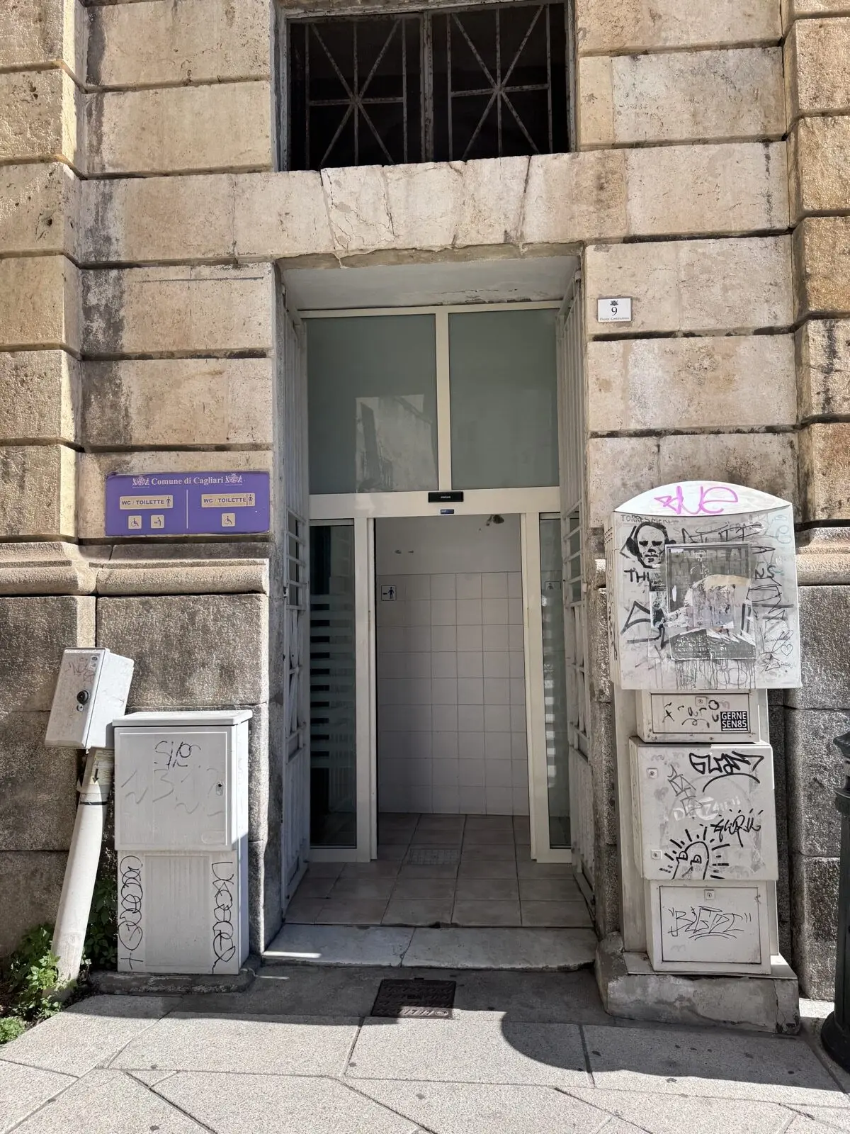 Öffentliches WC in Cagliari