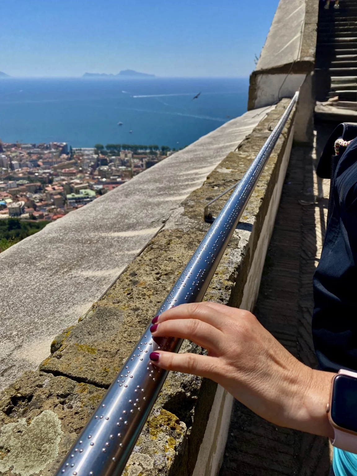 Blindenschrift in Castel Sant’Elmo in Neapel