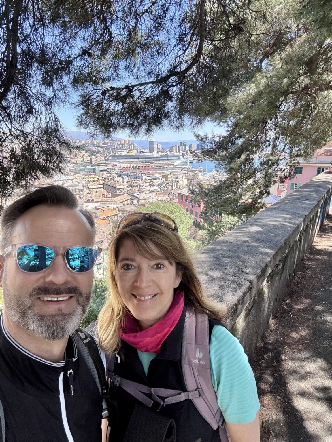 Pärchen am Belvedere Castelletto Genua