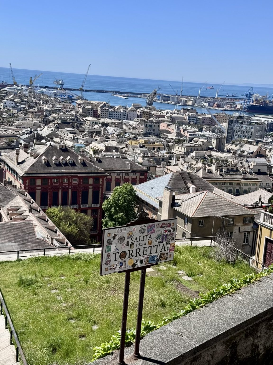 Ausblick Spianata Castelletto