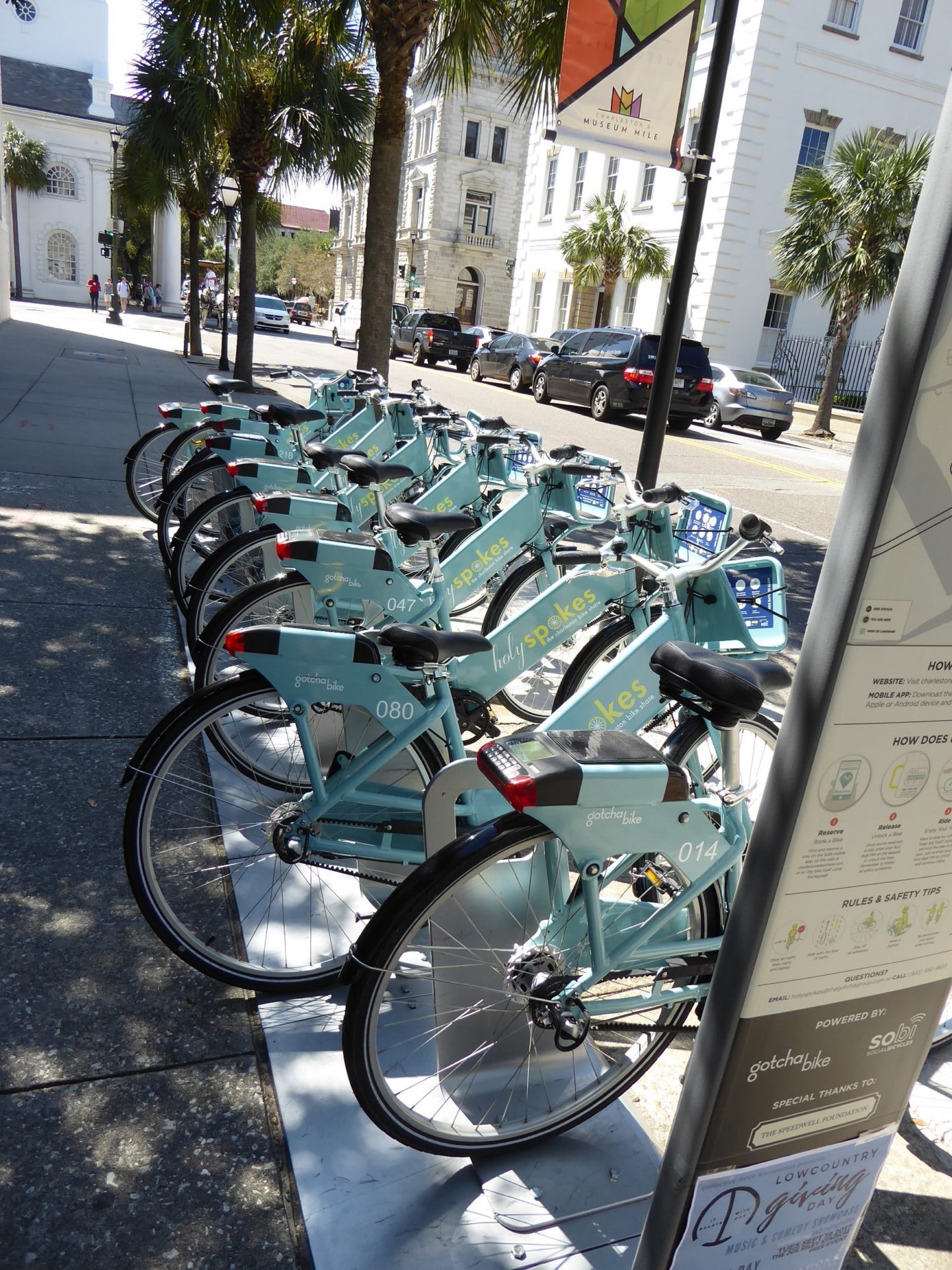 Charleston Fahrrad Verleih Station