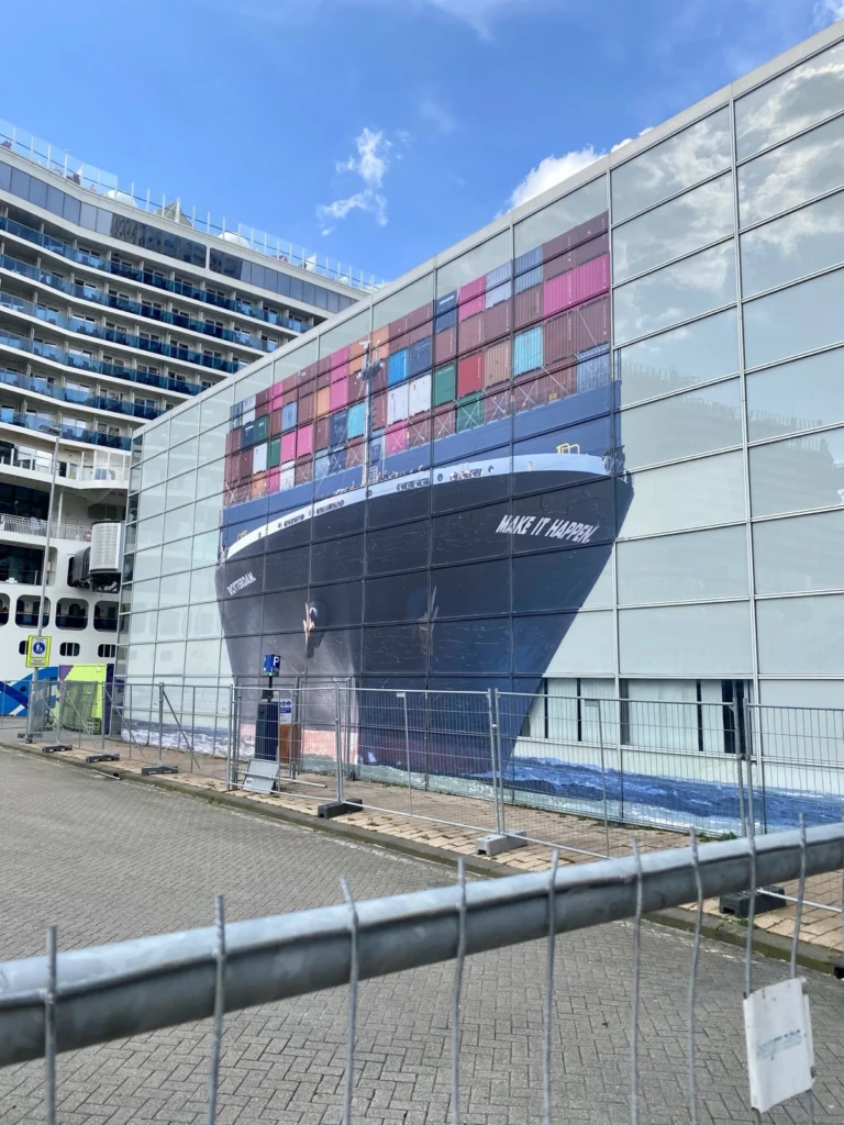 Street-Art am Hafen von Rotterdam